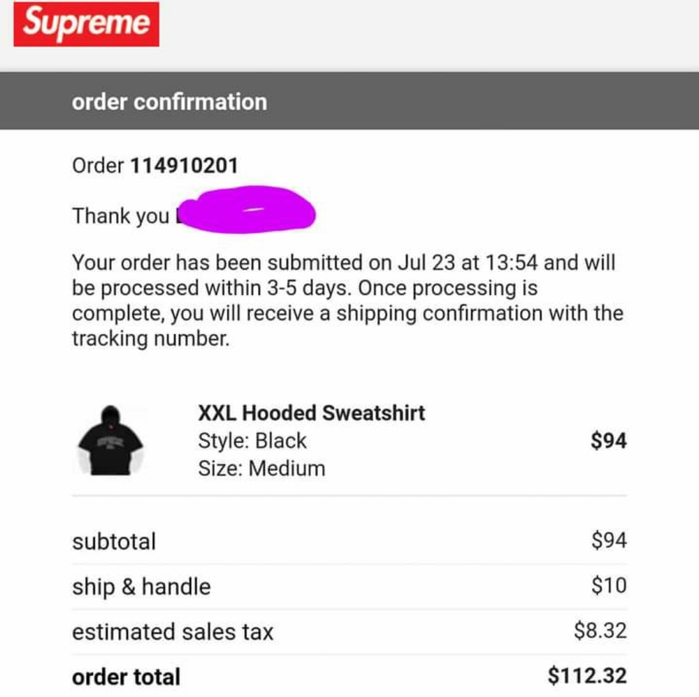 Xxl hooded sweatshirt - Picture 8 of 8